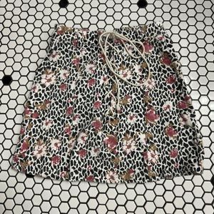 Umgee denim printed skirt size small